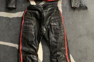 Tuta moto donna in pelle divisibile Dainese 42