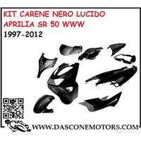 Kit carene aprilia sr 1997 2012 nero lucido