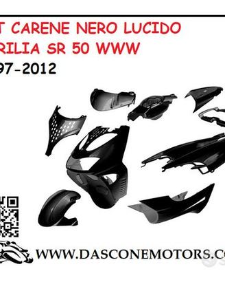 Kit carene aprilia sr 1997 2012 nero lucido