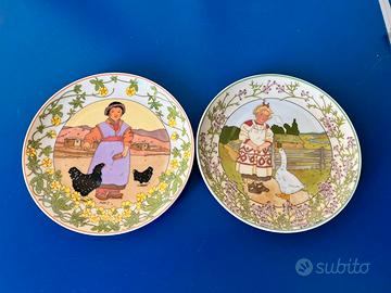 2 Piatti da Collezione in ceramica Villeroy & Boch