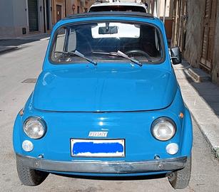 Fiat 500F Blu del 1967