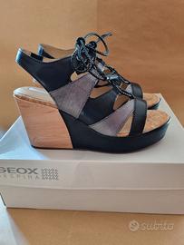 Geox sandali con zeppa alta
