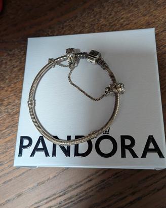 Bracciale Pandora con aggiunta catenina di sicurez