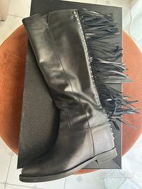 Via Roma 15 Stivali in Pelle n.39 Made in Italy