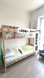 letto a castello+ materassi 