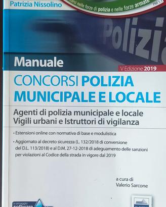Manuale Concorsi Polizia Municipale e Locale.