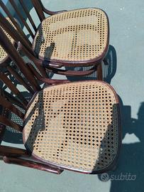 Sedie con seduta in vienna