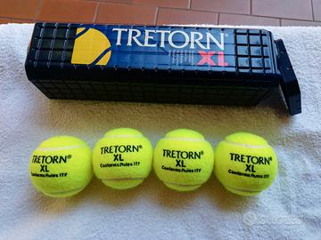 PALLE TENNIS TRETORN XL senza pressione NUOVE vint