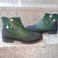 Stivaletti verdi e nere n°39