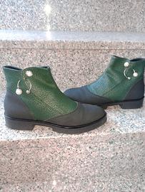 Stivaletti verdi e nere n°39