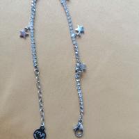 Bracciale Boccadamo acciaio cristalli e charms 