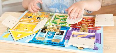 Tavola sensoriale in legno Melissa&Doug Montessori