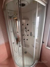 Cabina doccia multifunzione angolare