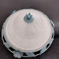 2 Plafoniere rotonde 35.5 cm con attacco lampadina