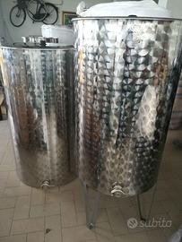 Cisterna a fusto acciaio inox kg 700 per miele