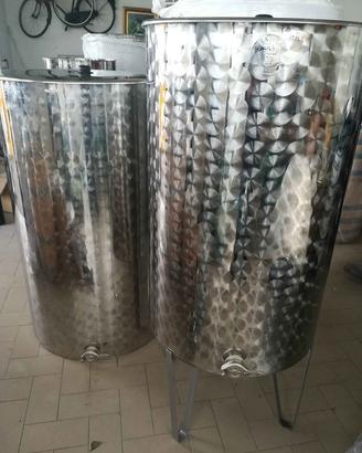 Cisterna a fusto acciaio inox kg 700 per miele