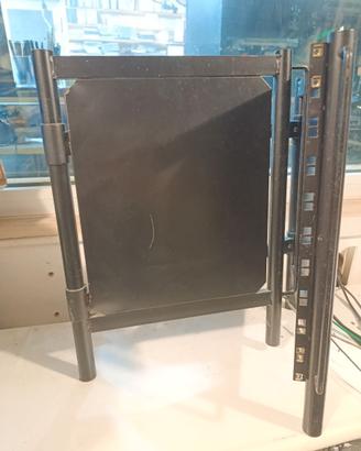 rack audio pieghevole con 10U