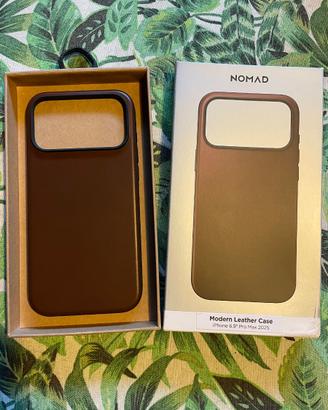 Cover Nomad Pelle iPhone 17 Pro Max Nuova
