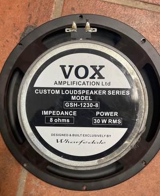 Altoparlante VOX GSH - 1230 - 8 ohms
