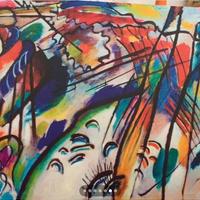 QUADRO COLORATO IN TELA