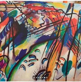 QUADRO COLORATO IN TELA