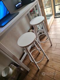 sgabelli cucina bianchi