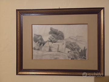 quadro in carboncino