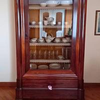 Mobile vetrina/libreria antica, fine ’800, restaur