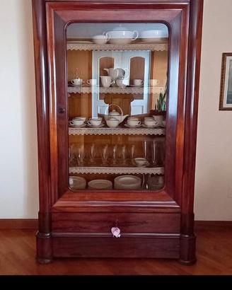 Mobile vetrina/libreria antica, fine ’800, restaur