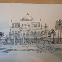 stampa della palazzina cinese di Palermo