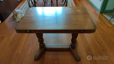 Tavolino allungabile in legno anni 30/40