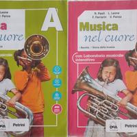 Libro scolastico. Musica nel cuore. Sc.media