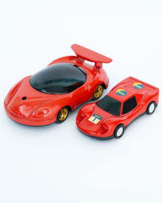 Lotto 2 Auto Sportive Rosse Giocattolo per Bambini