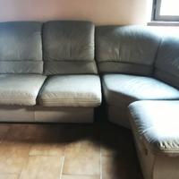 Divano in pelle 5 posti sfoderabile 