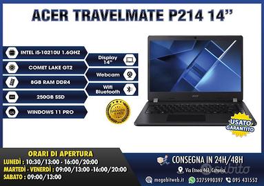 ACER TRAVELMATE P214 14" - i5-10210U 1.6 GHz