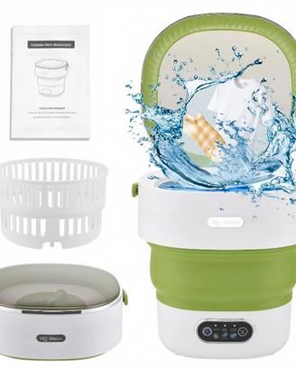 lavatrice compatta pieghevole portatile centrifuga