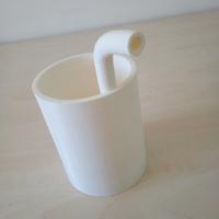 Bicchiere con cannuccia integrata