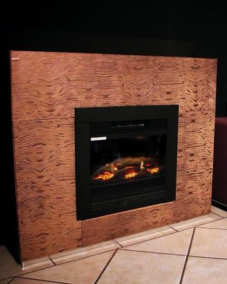 BIOCAMINO CAVALLI RIVESTIMENTO PELLE DELUXE