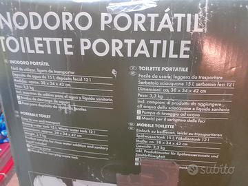 Toilette portatile mai usata
