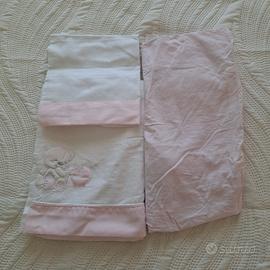 completo lenzuolino da carrozzina 