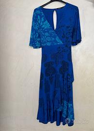 Abito midi bluette Desigual, taglia XL.