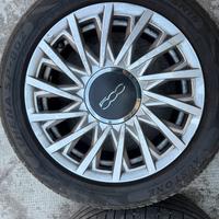 Cerchi da 15 piu gomme  fiat 500