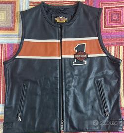 Smanicato/gilet pelle Harley-Davidson 