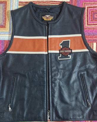 Smanicato/gilet pelle Harley-Davidson 