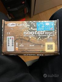 Luci Natale Catena Luminosa 500 LED a batteria