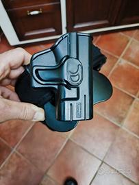 fondina in polimero regolabile Glock 42 - 9 corto 