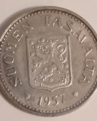 Moneta 100 marchi finlandesi in argento 