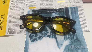 Moscot Lemtosh 49 Tartarugato Lenti Gialle Nuovi