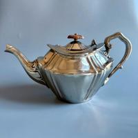 Teiera antica in argento placcato Sheffield