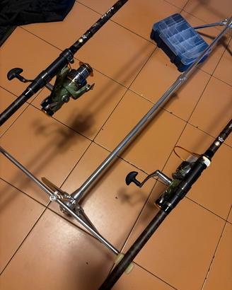 Set canne da pesca nuove